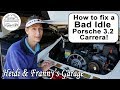 How to fix a bad cold Idle in the Porsche 3.2 Carrera! (DIY)