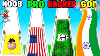 NOOB vs PRO vs HACKER | Flag Painters | With Oggy And Jack | Rock Indian Gamer | screenshot 3