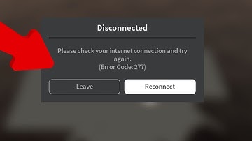 How To Fix Roblox Error Code 277 (Network Issue)