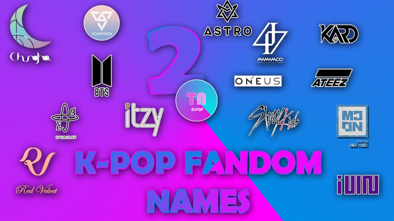 Kpop Fandom Names 34 Groupe Youtube