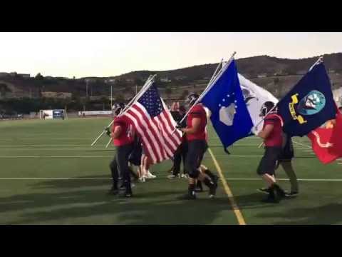 Mustangs take the field with special guest