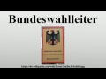 Bundeswahlleiter: Wahlleitung in Deutschland 🇩🇪