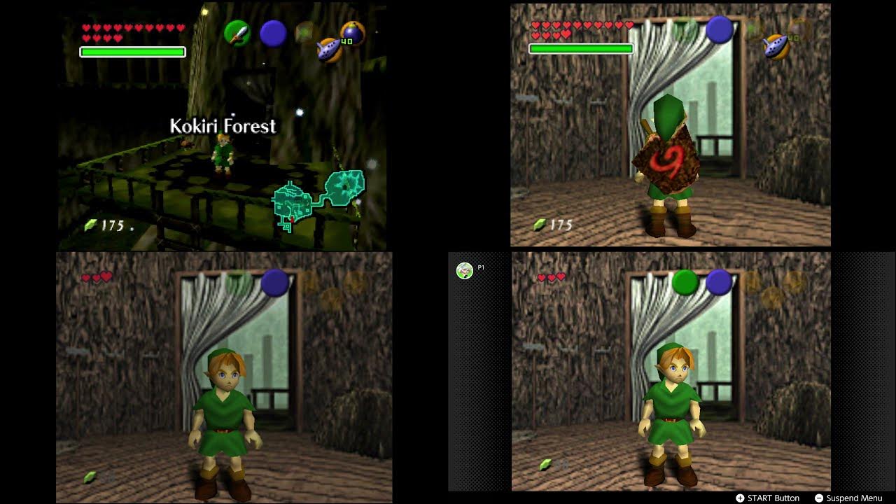 Zelda Ocarina of Time sidebyside load times comparison (N64 vs Wii VC