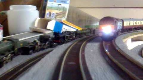 howes sound chipped class 57 chase sequence