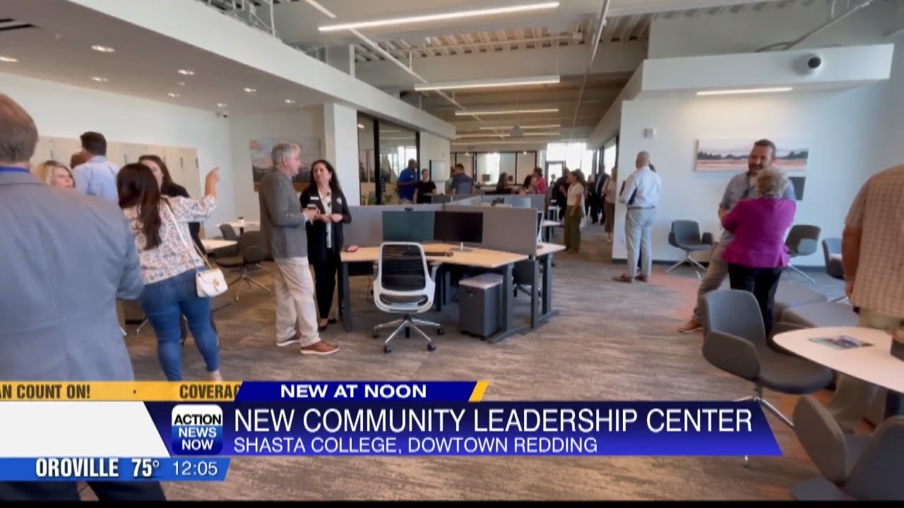 Ribbon cutting ceremony being held for the grand opening of Shasta ...