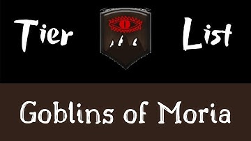 Divide and Conquer v4.5 - Goblins of Moria Tier List