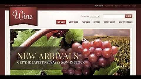 Preview Black _ Brown Magento Wine Theme by Hermes TMT