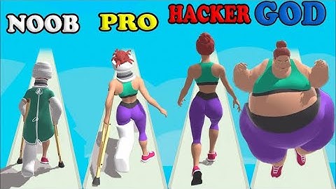 Get well Run  NOOB Vs PRO Vs HACKER #getwellrun #gameplay#vira#funny