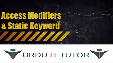 21-C# Tutorial – Access Modifiers and Static Keyword