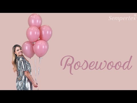 Sempertex ballonnen Rosewood 12"/30cm video