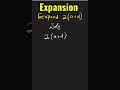 💯💭Expand This Bracket in 5 Seconds! 😱💥#shorts #expansion  #maths