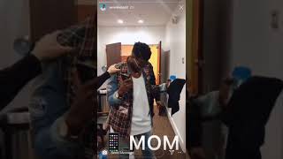 Famous Pastor Mike Todd getting Prayed over by his mom before he preach Net Worth