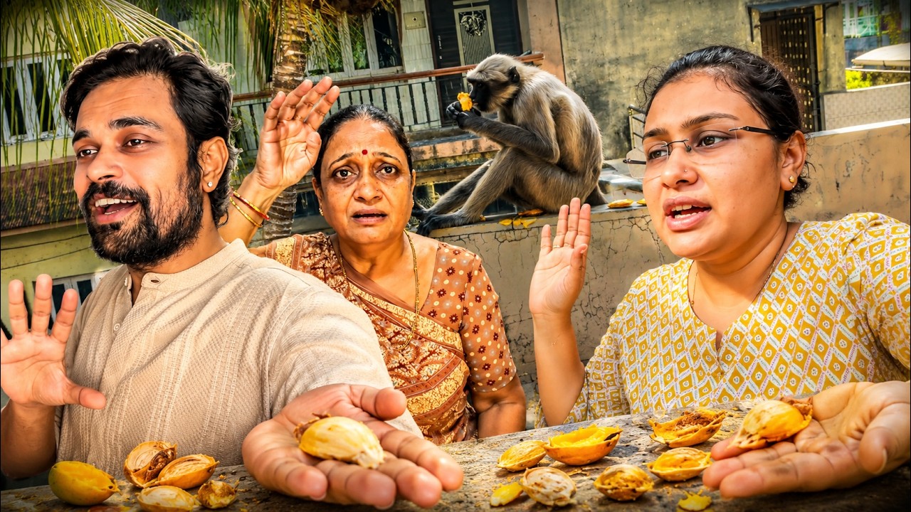 vanar sena mango ki sari guthli kha gaye aur finally didi kuch dino mein aa rahi hai !