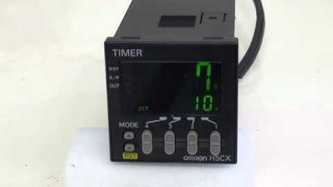 OMRON H5CX-A Digital timer (Power supply 100V specification) 動作確認