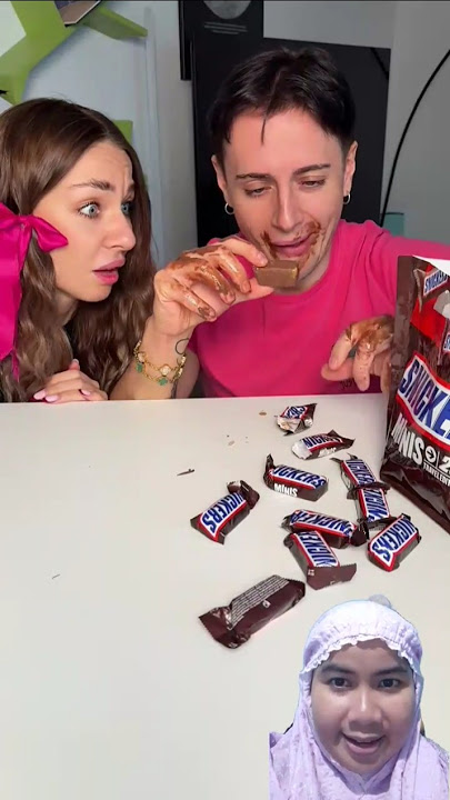 SO IT'S NOT MESSY⁉️ #chocolate #funny #duet #comedy #couple #subscribe #shorts #fyp #pranks
