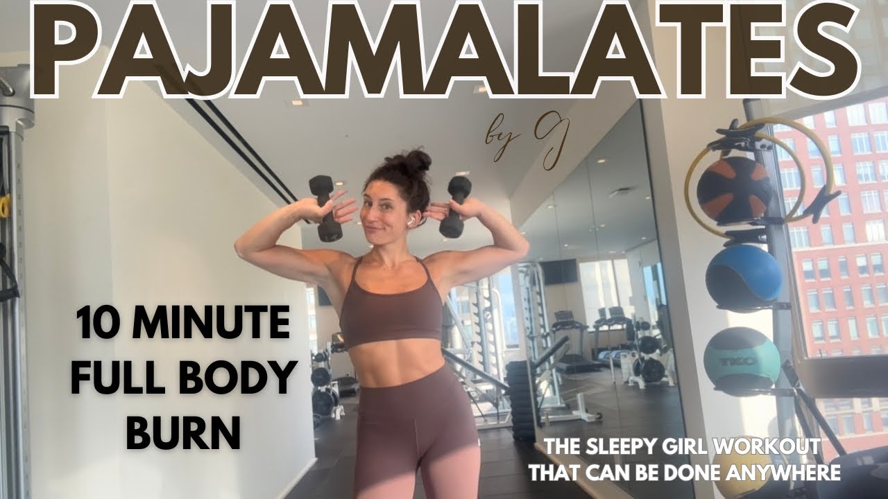 10 Minute Full Body Burn | Pajamalates by G