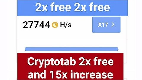 Cryptotab 15x increase 2x boost free cryptotab brawoser#😊