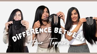 Part 1 of Backcomb Hair Topper vs Silk Hair Topper vs Lace Hair Topper