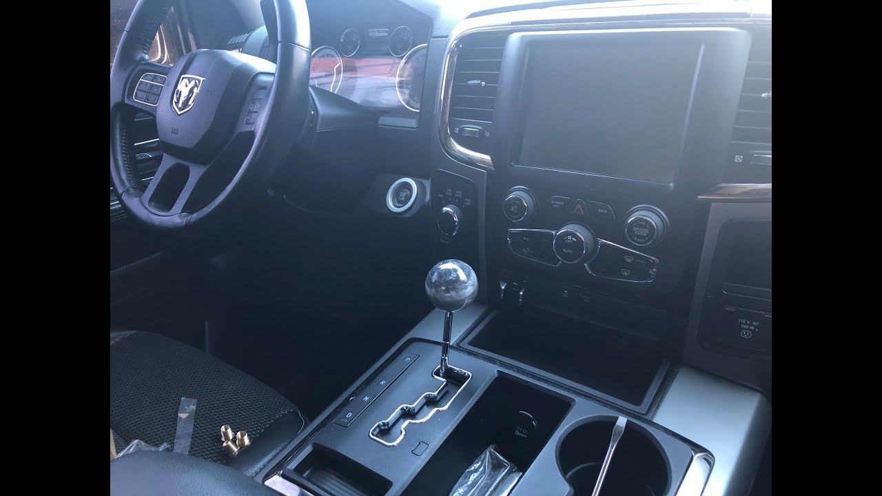2013 Ram 1500 Hemi "FAILED" Shift Knob Install YouTube