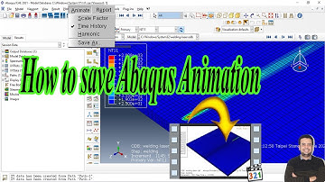 How to save Abaqus animation