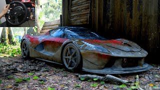 Restoring Abandoned Ferrari LaFerrari (1270HP) - Forza Horizon 5 | Thrustmaster T300RS Gameplay