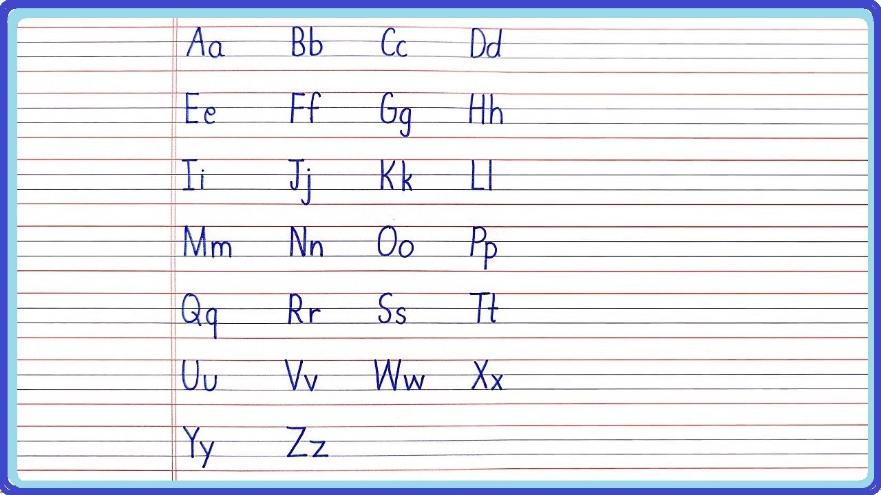 Abcd Small & Capital Letters: Letters A To Z, Learn A B C D Alphabets Letter  Phonics Sounds For Kids - Youtube