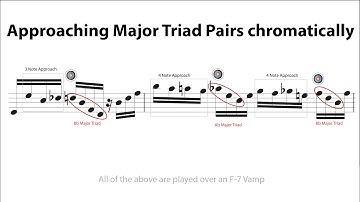 Study#3 - Approaching Triad Pairs with chromatic notes
