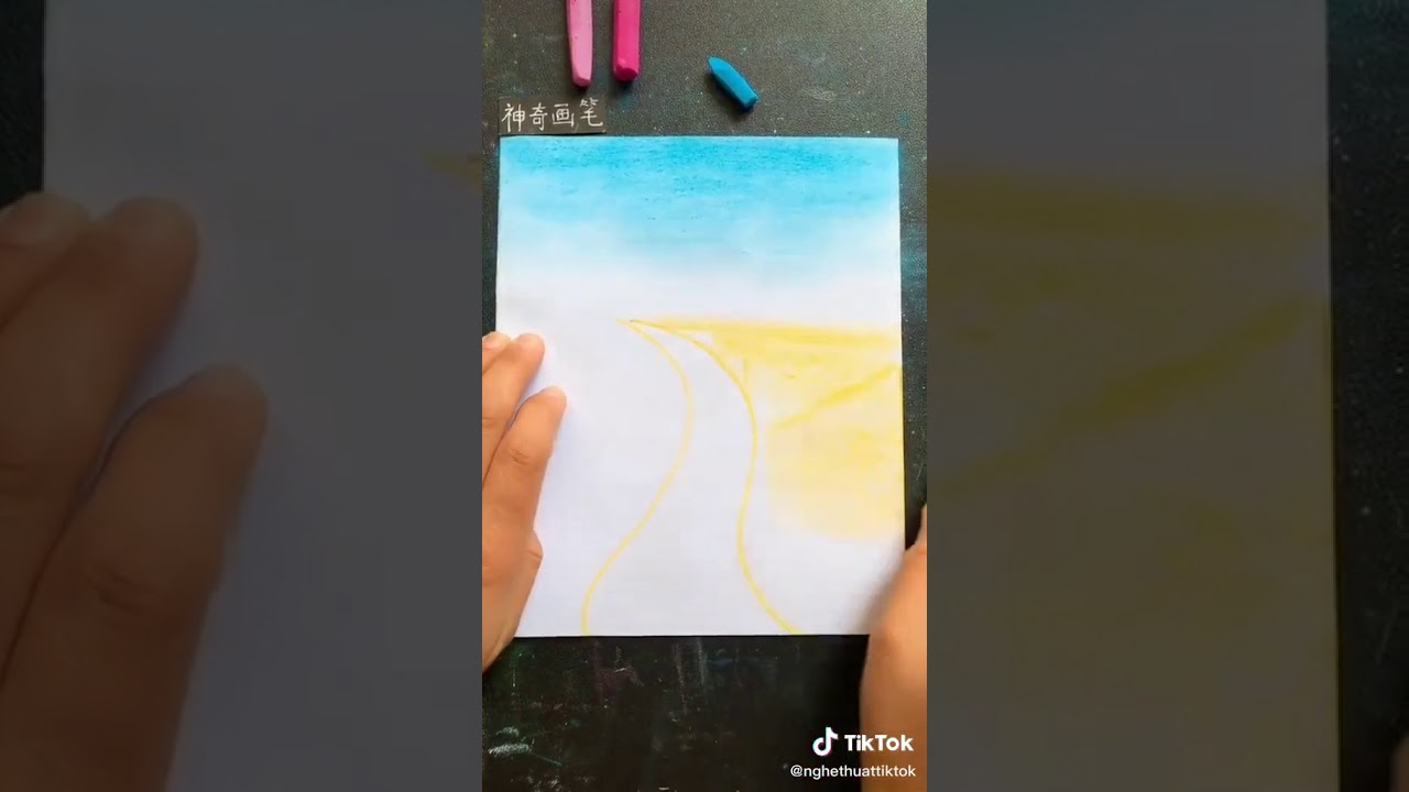Cara menggambar pemandangan 
