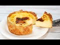 冷凍パイシートで簡単♪カスタードプリンパイCustard pudding puff pastry
