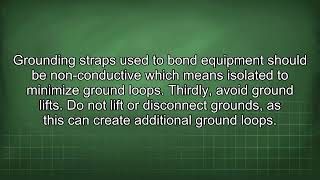 Ground Loops and Telecommunication Equipment Grounding Explained