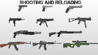 Shooting and Reloading weapons Sticknodes animation