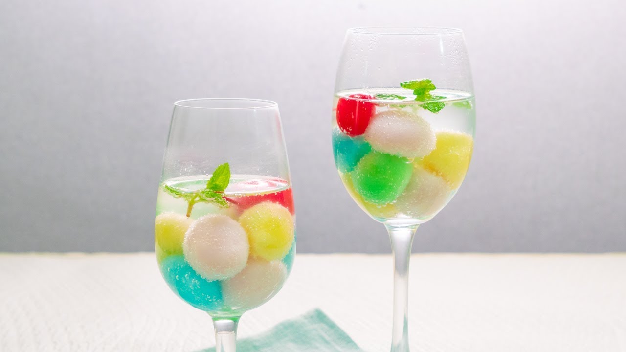 インスタ映え カラフル白玉サイダー Youtube