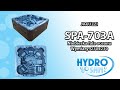 Hydro San - Wanna ogrodowa prezentacja Jacuzzi SPA-703A Niebieska fala oceanu