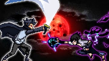 Sasuke BNG V2 OP VS Sasuke Rinnegan V2 OP in Jump Force Mugen