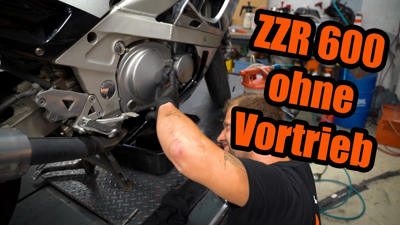 "Wenn ich ganz lange Gas gebe, wird das Motorrad irgendwann schneller!" | ZZR 600 OHNE VORTRIEB