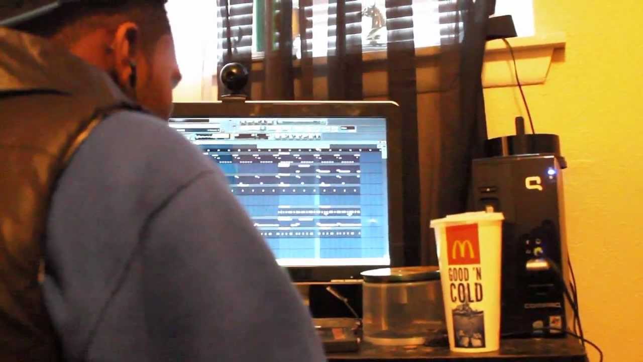 Lil Austin On The Track  ((Workin On A Beat ))