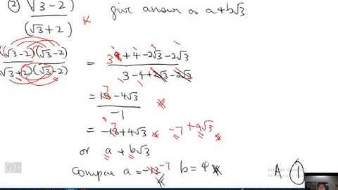 Indices and Surds (IGCSE Add Maths 0606) Q.2