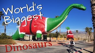 Worlds Biggest Dinosaurs In Cabazon