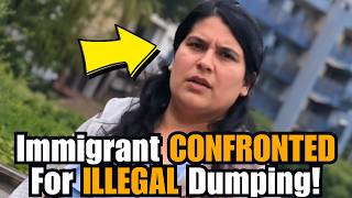 We Have PROOF Canadian CALLS OUT Immigrant to Her Face For DUMPING TRASH Into a Lake