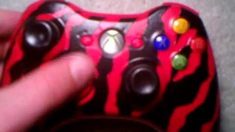 3 CUSTOM XBOX 360/PS3 CONTROLLERS **including RED TIGER**