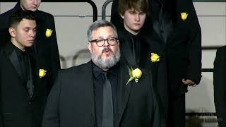 Vandegrift HS Chorale Tenor Bass Choir - Michael Zook performing "Danny Boy" (TMEA 2023)