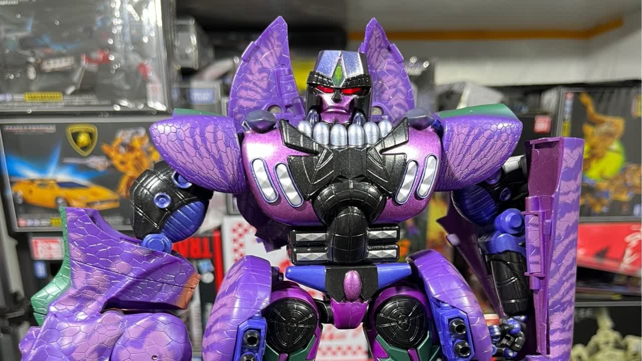 龙年就要看骚紫大恐龙，变形金刚mp霸王龙- YouTube