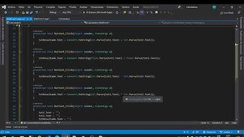 Calculadora en ASP.NET