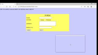 12th computer practical | chp 2 |How To Apply Javascript On HTML Document