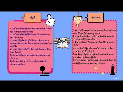 เทคนิคการประชุมอภิปรายกึ่งสำภาษณ์ (colloquy) การประชุมใหญ่ (convention) 63/71