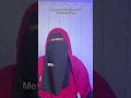 Muslim women can NOT show their face because...#shorts
