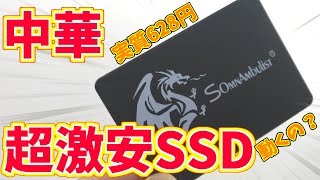 【イケてる中華】アリエクで超激安の怪しいSSDを買ってパソコンにぶち込む動画