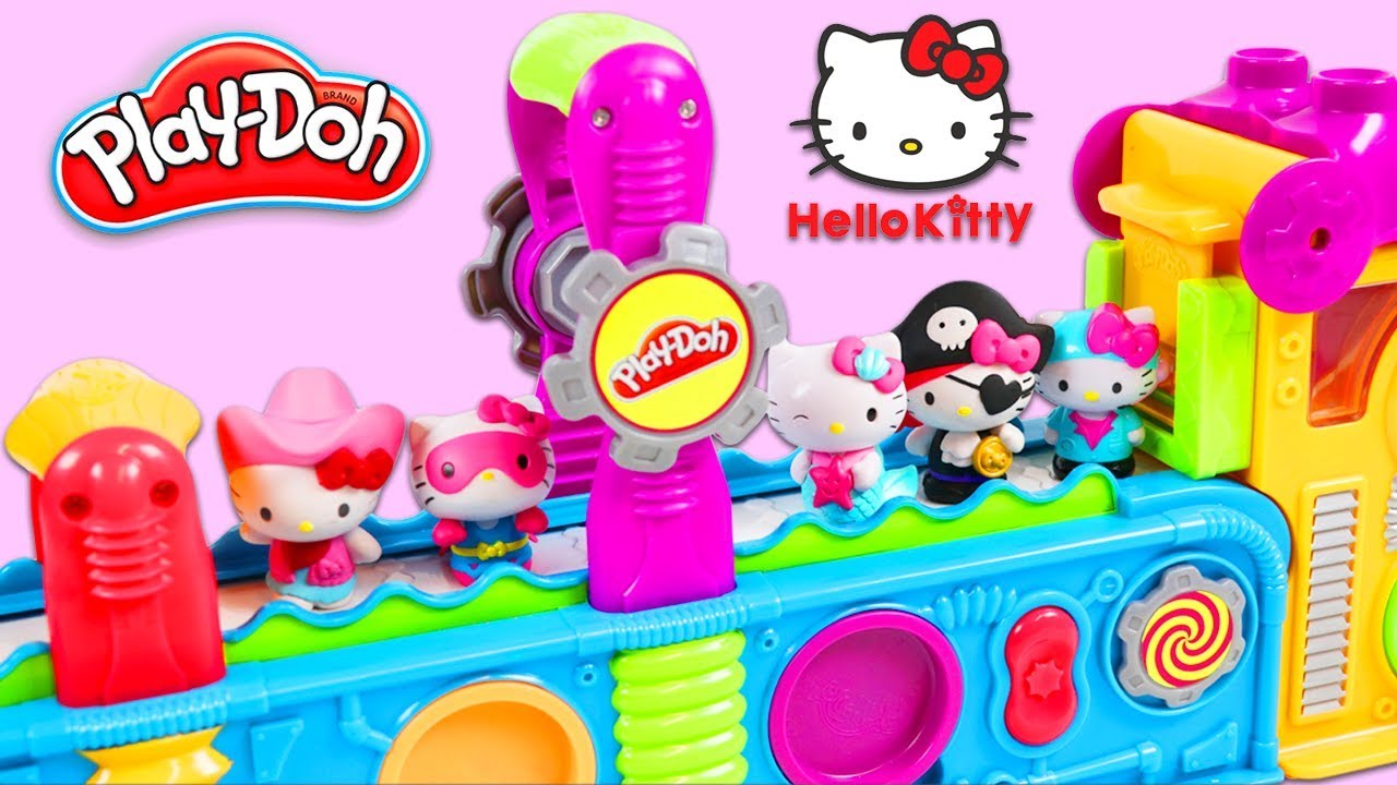 hello kitty play doh youtube