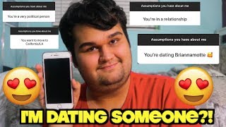 Reading Your Assumptions About Me