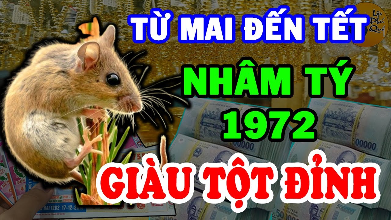 Từ Mai Đến Tết Nhâm Tý 1972 Trời Ban Lộc Khủng Số Rất Đỏ Tiền Đếm Mỏi Tay Ăn Tết Cực Giàu